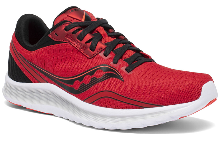 Saucony Kinvara Elite 11 Cushioning Low top Running Shoes Men’s Red Black