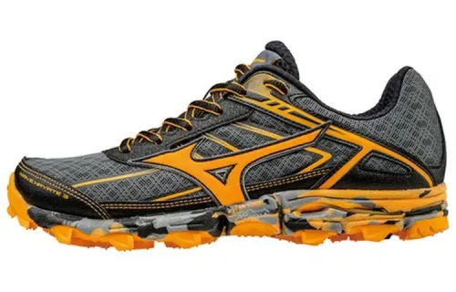 Mizuno Running Shoes Women's Low Top Gray Orange