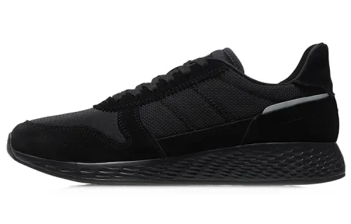 Li Ning Cushioning Slip Resistant Abrasion Resistant Breathable Lightweight Low top Running Shoes Unisex