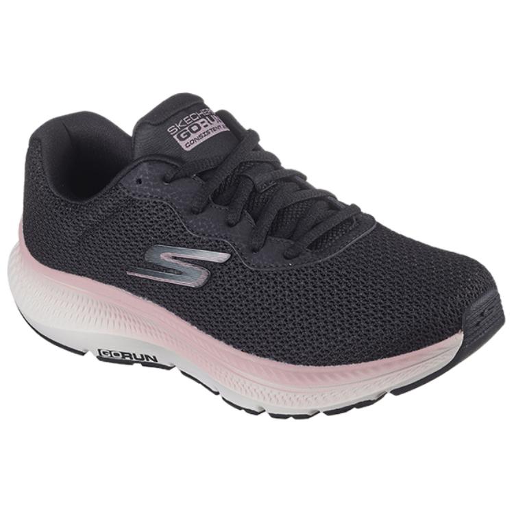 Skechers Go Run Consistent Wear resistant And Lightweight Low top Running Shoes Women’s Black