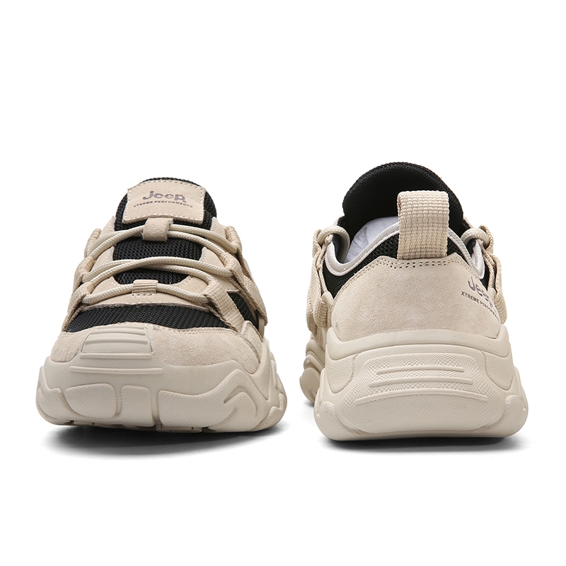 Jeep Mesh Low top Outdoor Shoes Unisex Sand
