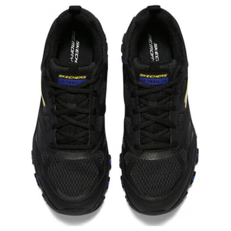 Skechers Hillcrest Cushioning Abrasion Resistant Cushioning, Wear Resistant Low top Running Shoes Men’s Black Blue