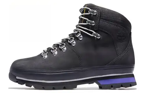 Timberland Euro Hiker Ankle Boots Women's Black Blue