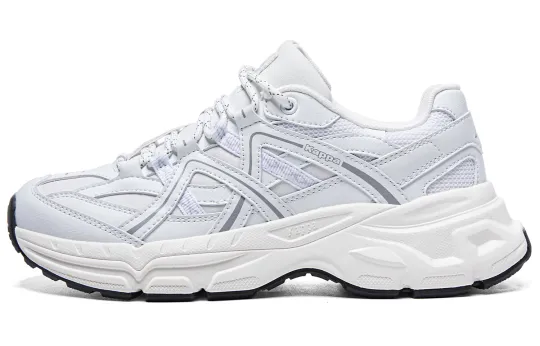 Kappa Venice Back to Back Low top Chunky Sneakers Unisex White Gray