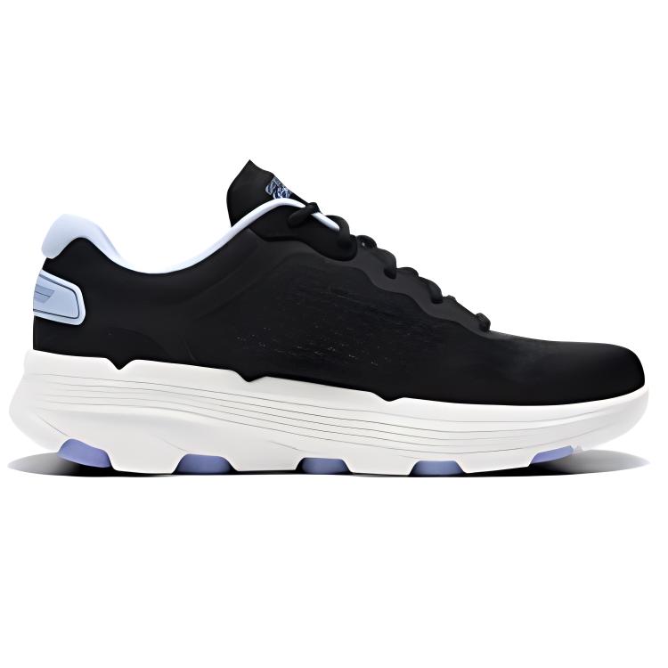 Skechers Women’s GO Comfortable And Breathable Abrasion Resistant Low top Running Shoes Women’s Black Purple