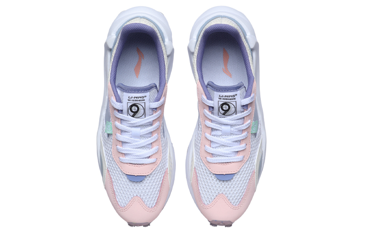 Li Ning Comfortable Textile, Synthetic Leather Cushioning Slip Resistant Abrasion Resistant Lightweight Low top