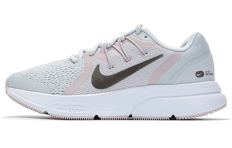 Nike Zoom Span 3 Fabric Cushioning Slip Resistant Support Low top Running Shoes Women's Gray