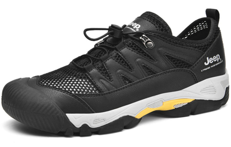 Jeep Cushioning Slip Resistant Low top Outdoor Shoes Men’s Black