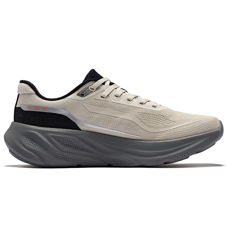 Erke Low top Sprint Running Shoes Men’s Pumice Gray Jet Black