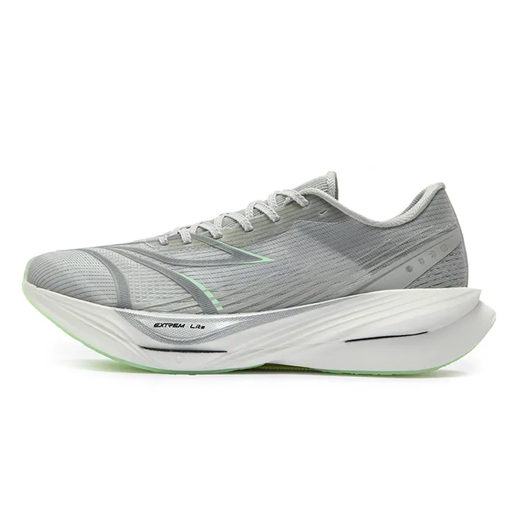 361° Feitian ET Low top Full Length Carbon Plate Training Racing Running Shoes Men's Gray