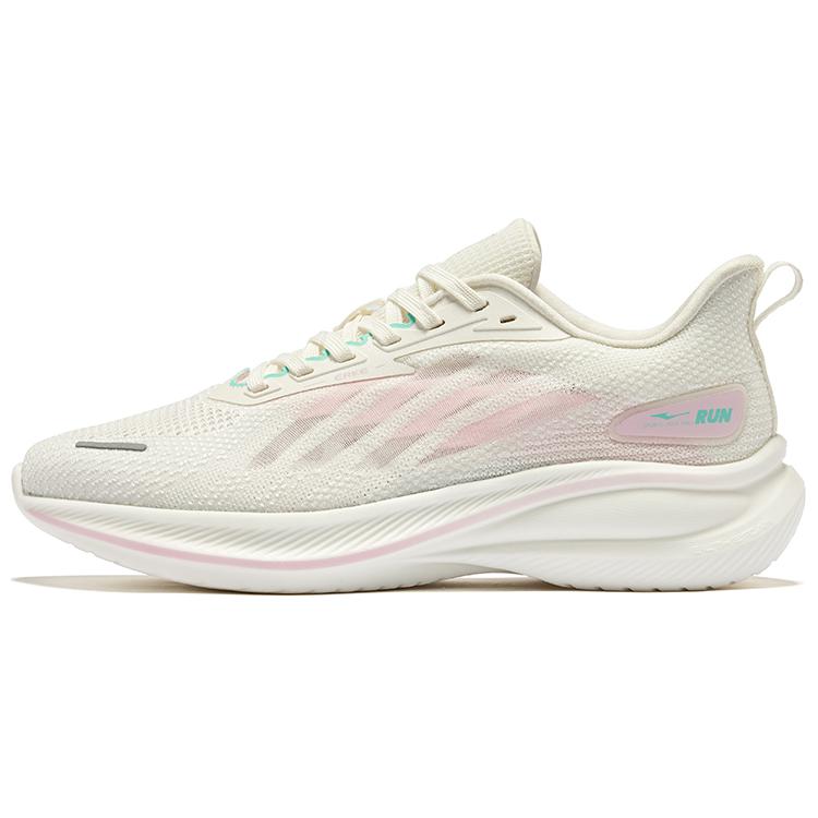 Erke Slip Resistant Abrasion Resistant Slip Resistant Abrasion Resistant Low top Running Shoes Women’s White Pink