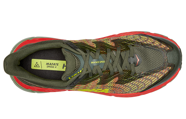 HOKA ONE ONE Mafate Speed 4 Thyme Green Fiesta