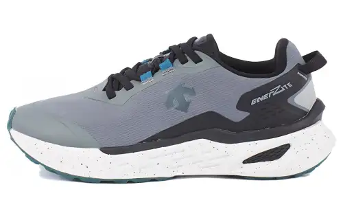 DESCENTE Slip Resistant, Abrasion Resistant, Breathable Low top Running Shoes Unisex Gray
