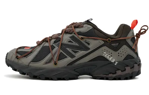 New Balance 610T Non Slip And Waterproof Low top Outdoor Shoes Unisex Black Green