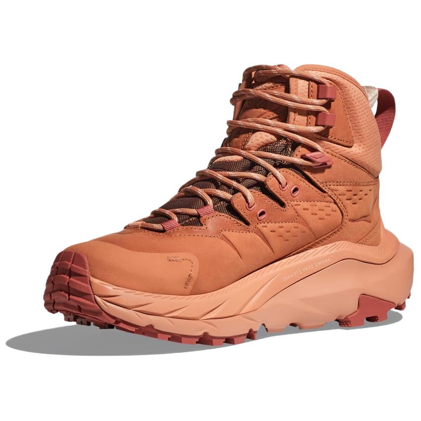 HOKA ONE ONE Kaha 2 Slip Resistant Abrasion Resistant Mid top Outdoor Shoes Women’s Umber