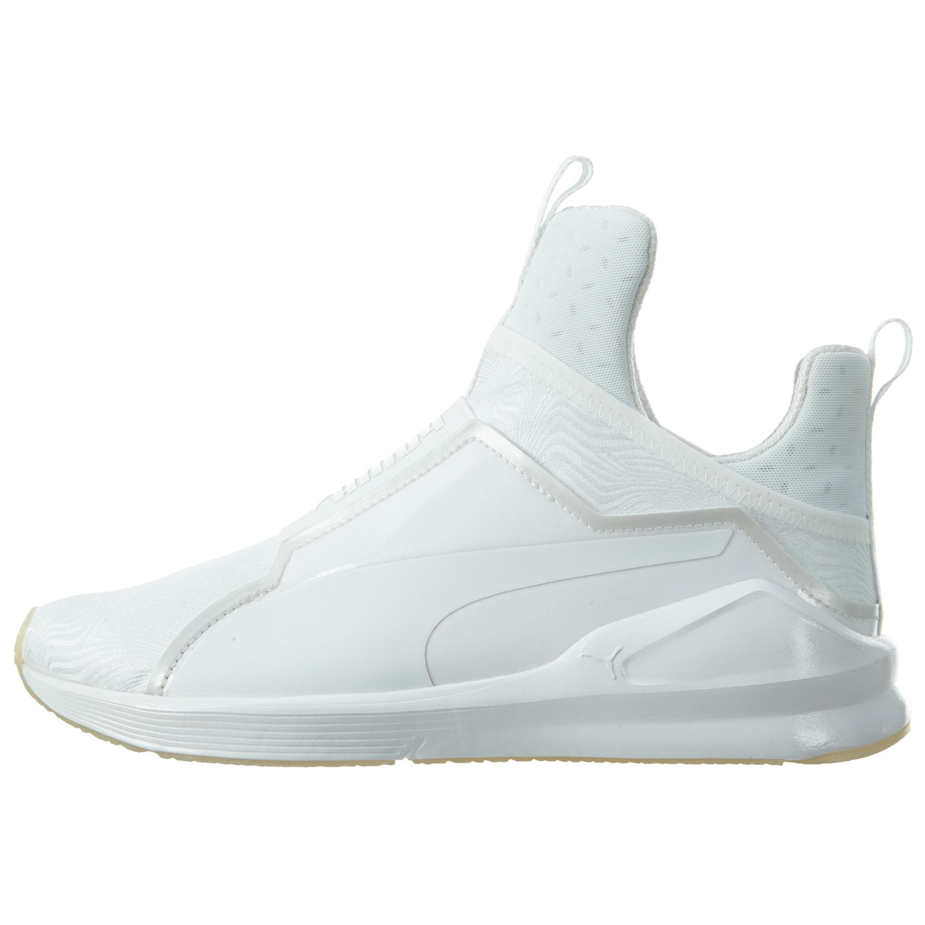 PUMA Fierce Cushioning Slip Resistant Abrasion Resistant Low top Running Shoes Women's White