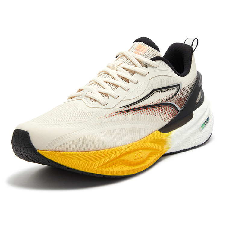 361° Surge CQT 2.0 Low top Casual Training Running Shoes Men’s Beige Yellow