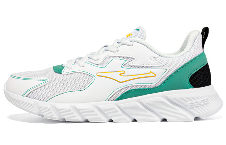 Erke Abrasion Resistant, Breathable, Lightweight Low top Running Shoes Men’s White Green