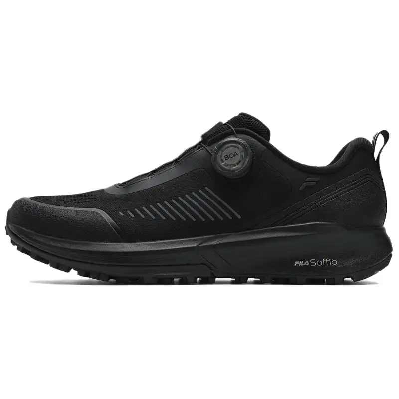 FILA LYNX3+ Abrasion Resistant Low top Outdoor Shoes Men's Black
