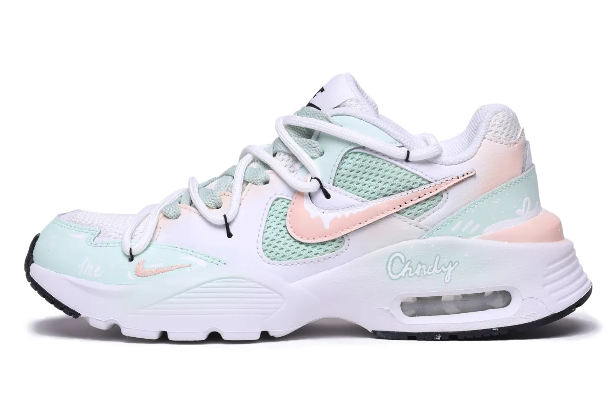 Nike Air Max Fusion Running Shoes Women's Low-top White/Orange