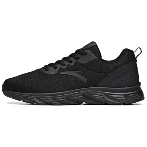 Anta Cushioning, Wear Resistant Low top Running Shoes Men's Black