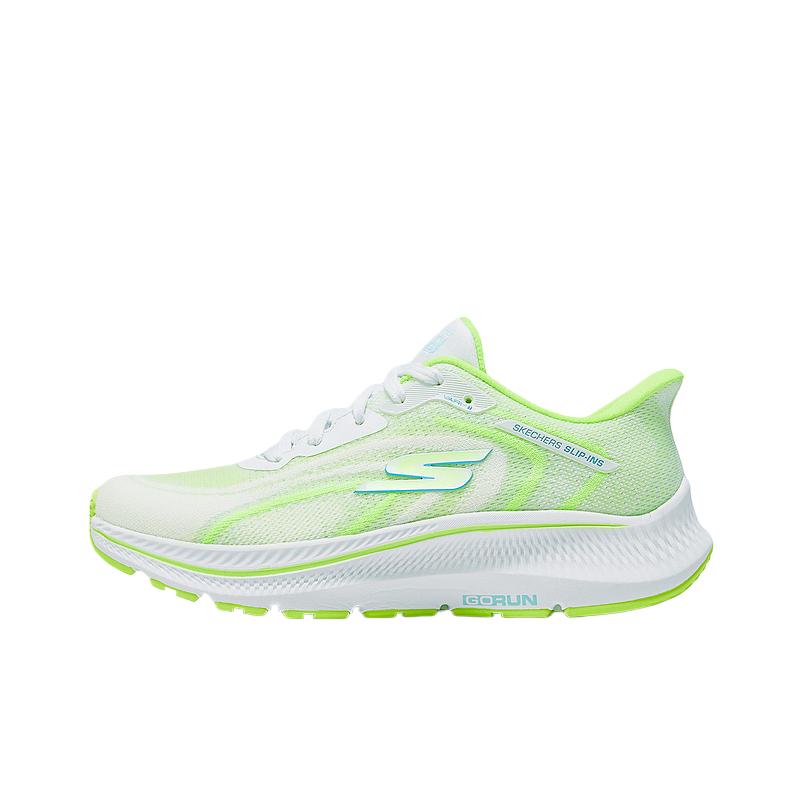Skechers Women’s GO Abrasion Resistant Low top Casual Running Shoes Women’s White Yellow
