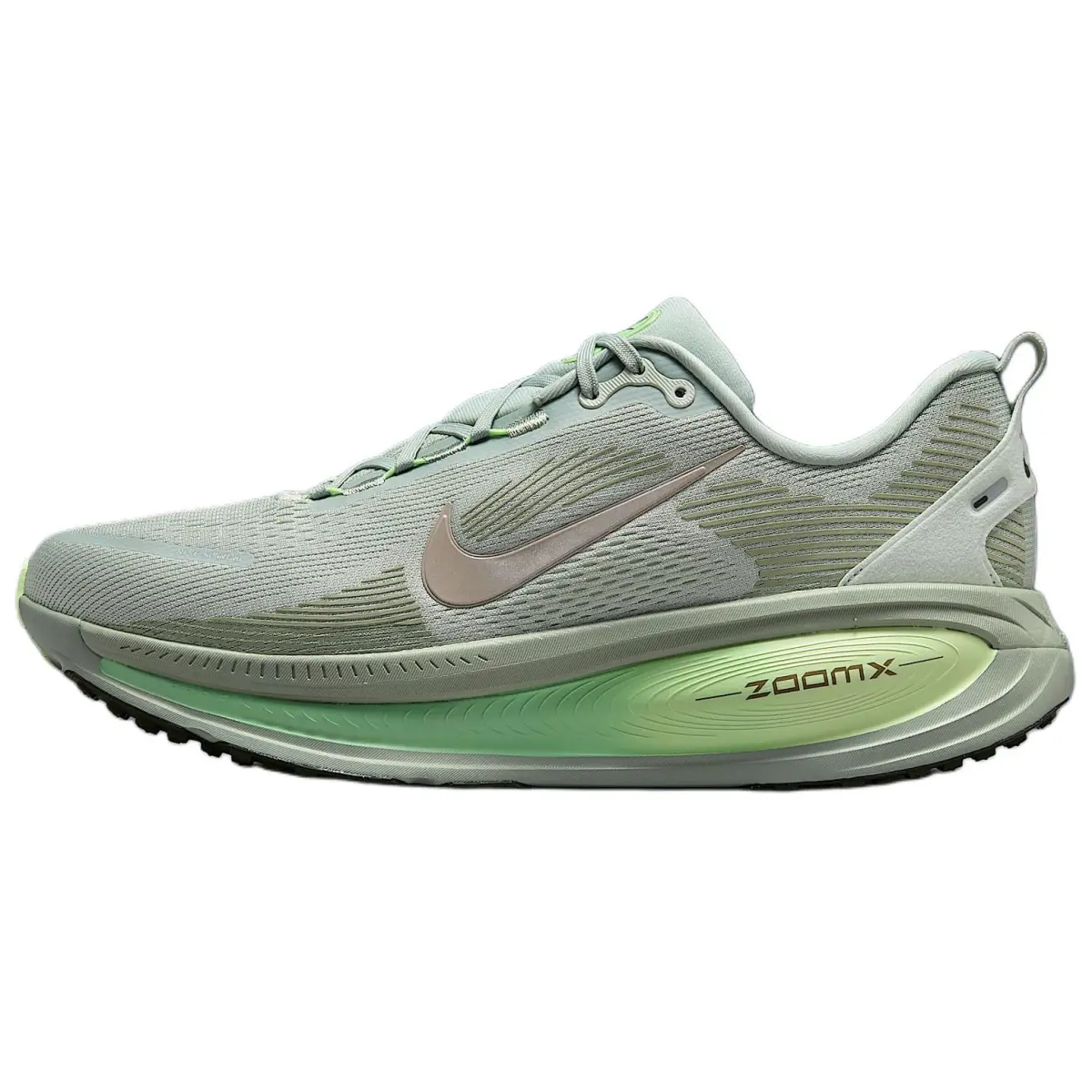 Nike Vomero 18 Breathable Low top Casual Training City Commuting Running Shoes Men's Gray Green