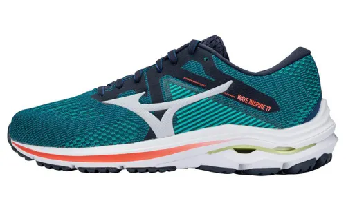 Mizuno Wave Inspire 17 Running Shoes Men's Low Top Green/White