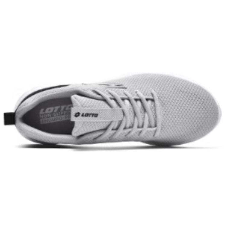 LOTTO Fabric Slip Resistant Abrasion Resistant Low top Running Shoes Unisex Gray