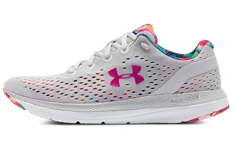 Under Armour Charged Impulse Floral Gray Women's