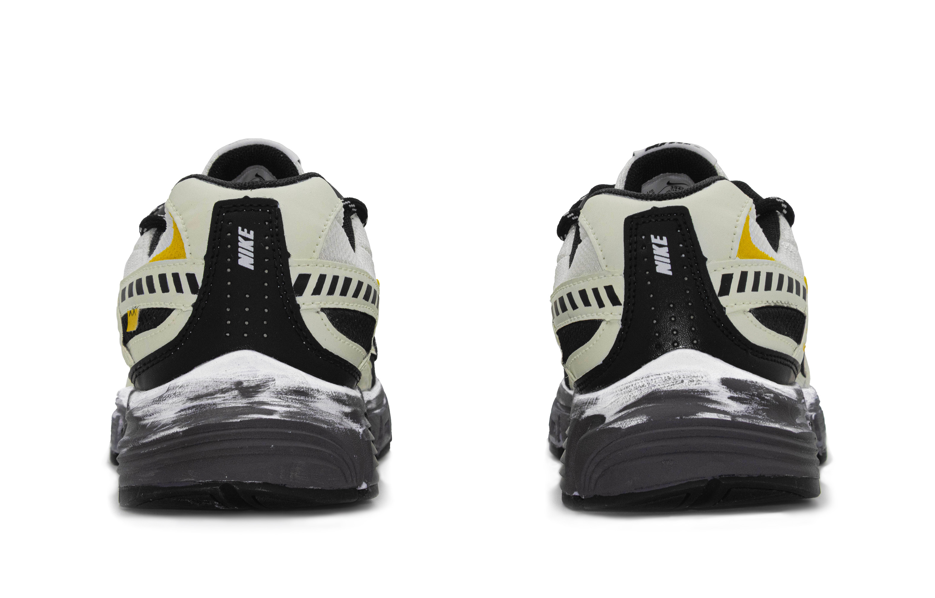 Nike Initiator Breathable Low top Sprint City Commuting Running Shoes Unisex Yellow Black White