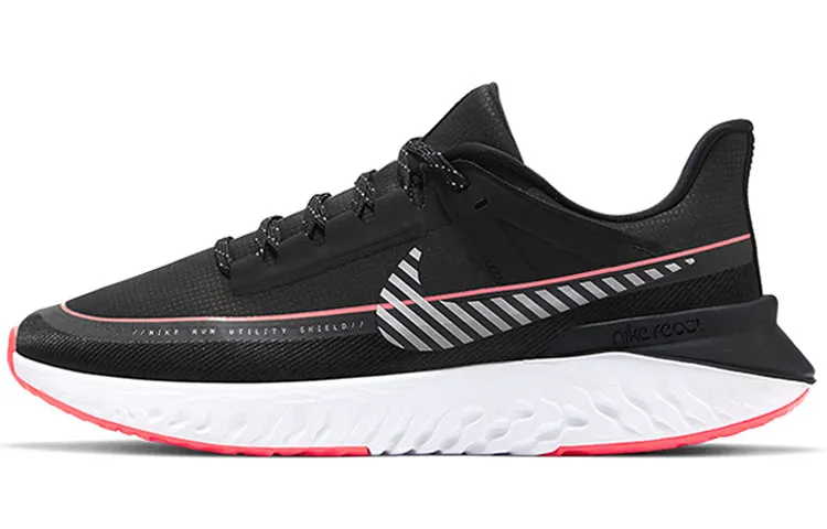 Nike Legend React 2 Shield Black Metallic Silver