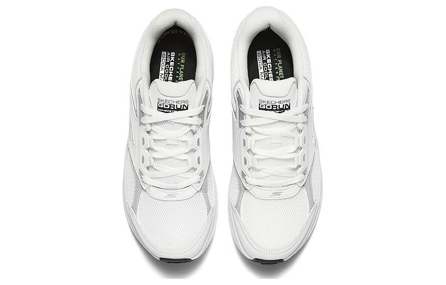 Skechers Artificial Leather Cushioning Abrasion Resistant Breathable Support Balance Lightweight Low top