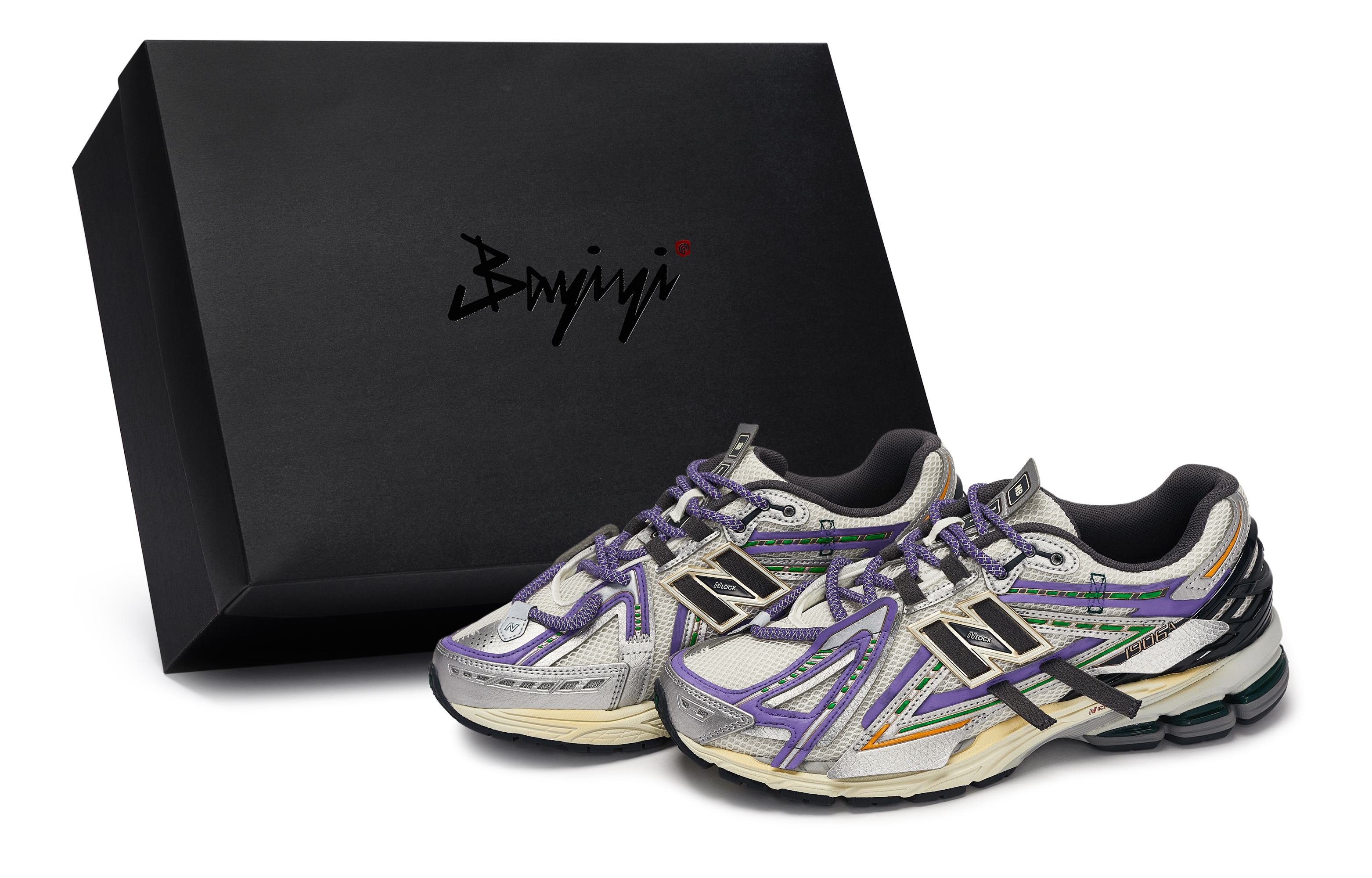 New Balance 1906 Abrasion Resistant Abrasion Resistant Low top Running Shoes Men’s Gray Silver Purple