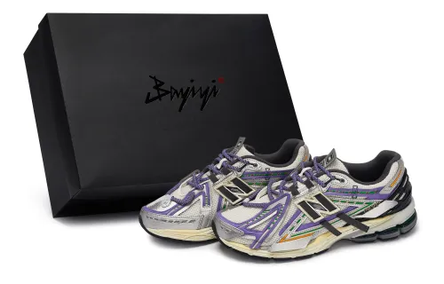 New Balance 1906 Abrasion Resistant Abrasion Resistant Low top Running Shoes Men's Gray Silver Purple