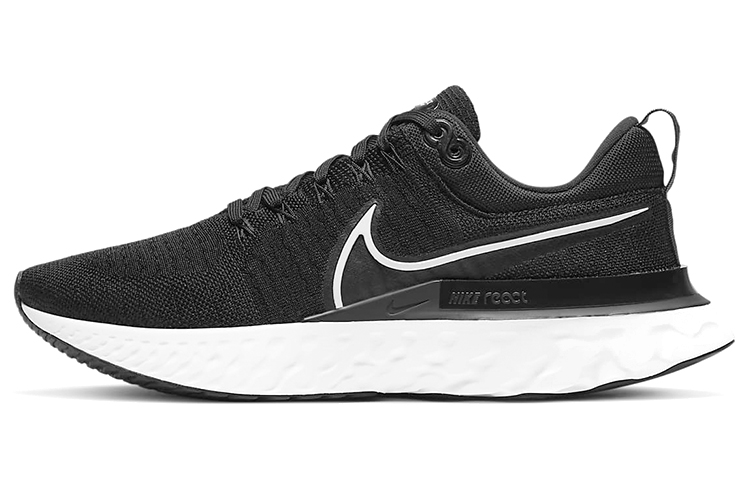 Мужские кроссовки Nike Nike React Infinity Run Flyknit 2 (черный / белый)