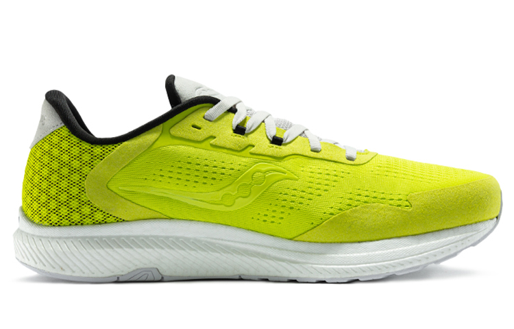 Saucony Freedom 4 Textile, Synthetic Leather Cushioning Slip Resistant Abrasion Resistant Low top Running Shoes Men’s