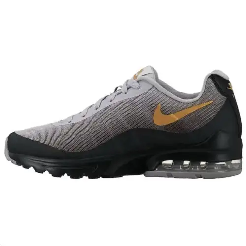 Nike Air Max Invigor Black Metallic Gold Wolf Grey Women's