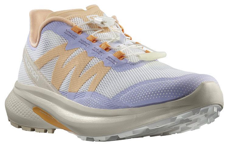 SALOMON Abrasion Resistant Low top Running Shoes Women’s White Purple Orange