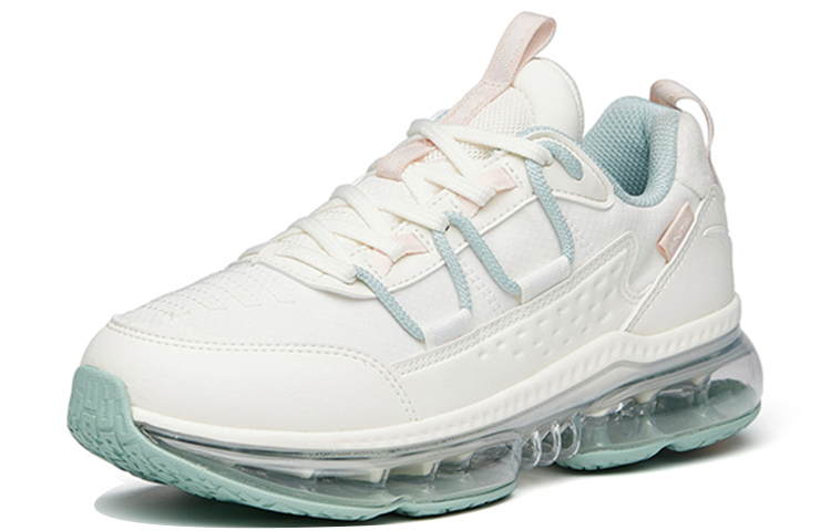 Anta Abrasion Resistant Low top Running Shoes Women’s White Green
