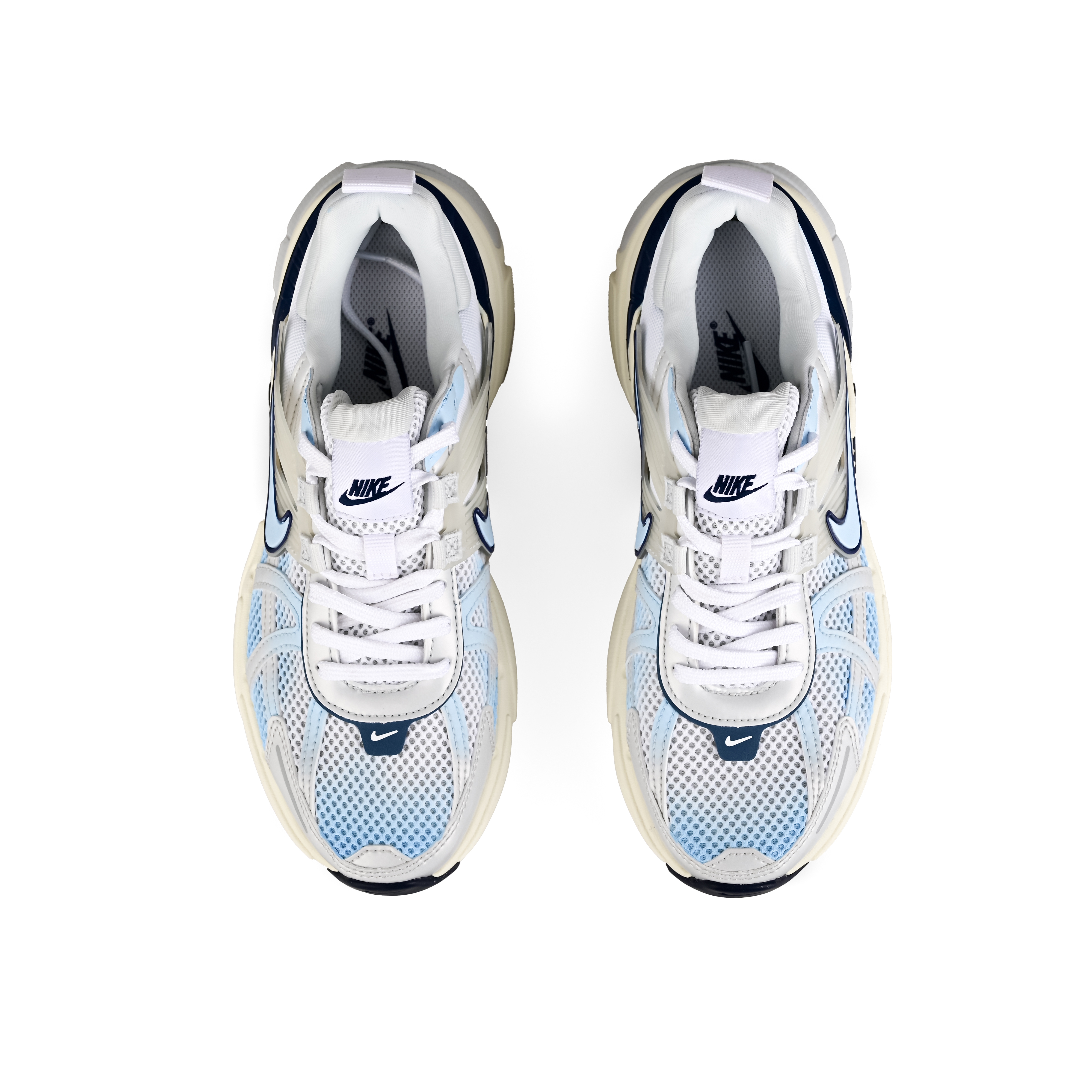 Nike V2K Run Slip Resistant Abrasion Resistant Low top Running Shoes Women’s Blue White