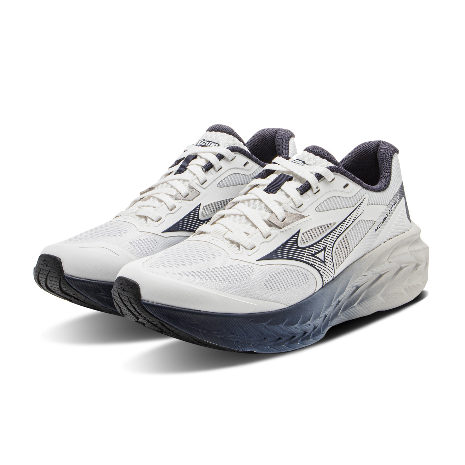 Mizuno ASTRO X Low top Running Shoes Unisex White Gray Blue
