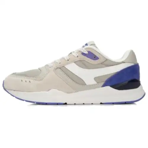 Li Ning Glory Running Shoes Women's Low Top Gray/White/Blue