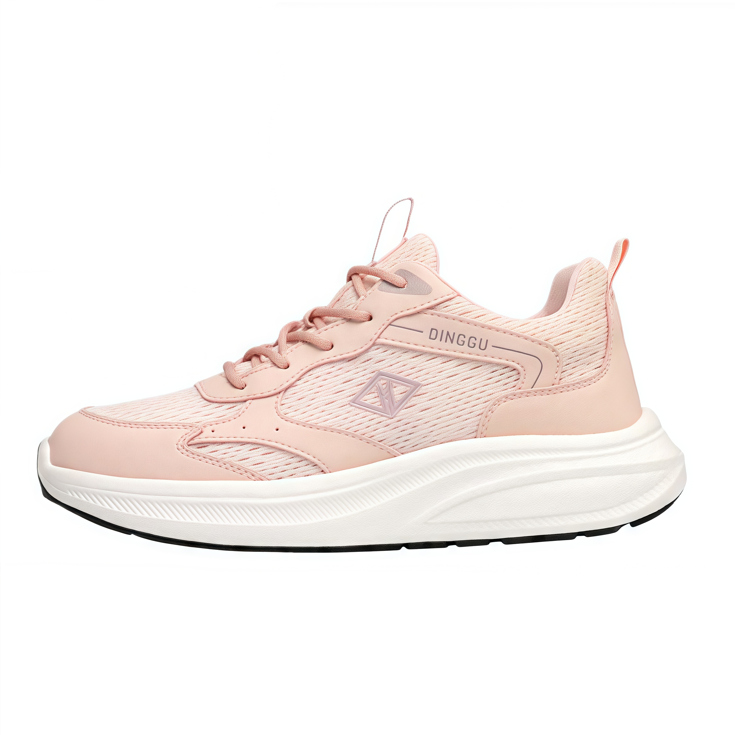 DINGGU Cushioning Slip Resistant Low top Casual Running Shoes Women’s Pink