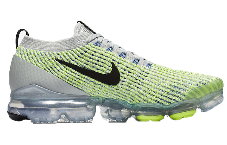 Мужские кроссовки Nike Vapormax 3.0 Barely Volt (серо-зеленые) — Серый / зелёный — фото 2