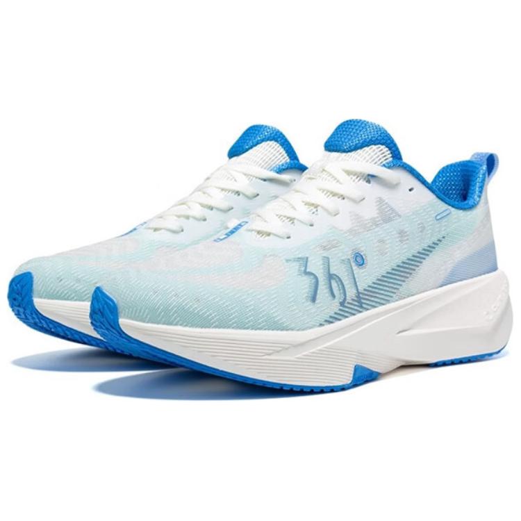 361° Abrasion Resistant Slip Resistant Coverage Low top Sprint Running Shoes Men’s Blue White