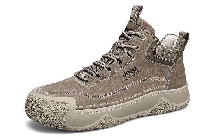 Jeep Abrasion Resistant Mid top Outdoor Shoes Men’s Gray