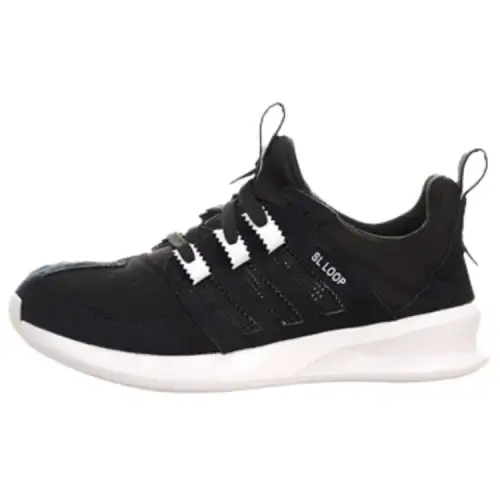 Adidas Originals Sl Loop Slip Resistant Abrasion Resistant Low top Running Shoes Women's Black White