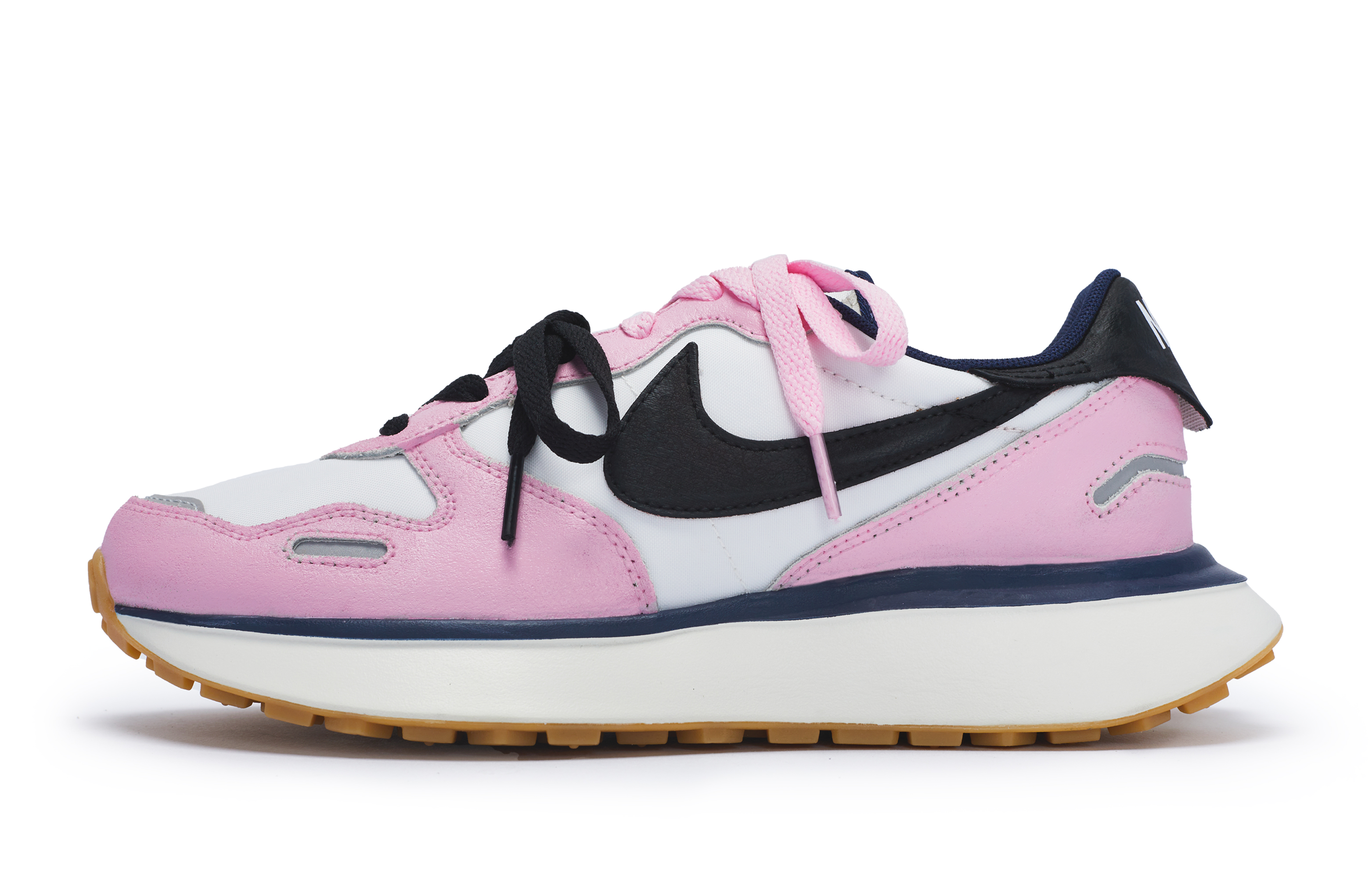 Nike Phoenix Waffle Low top Running Shoes Women’s Pink White Black