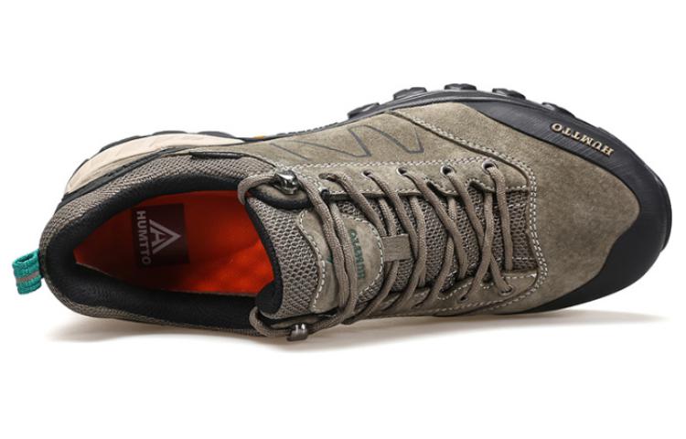 HUMTTO Cushioning Abrasion Resistant Cushioning, Wear Resistant Low top Outdoor Shoes Men’s Green Black